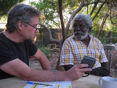 two older men talking
